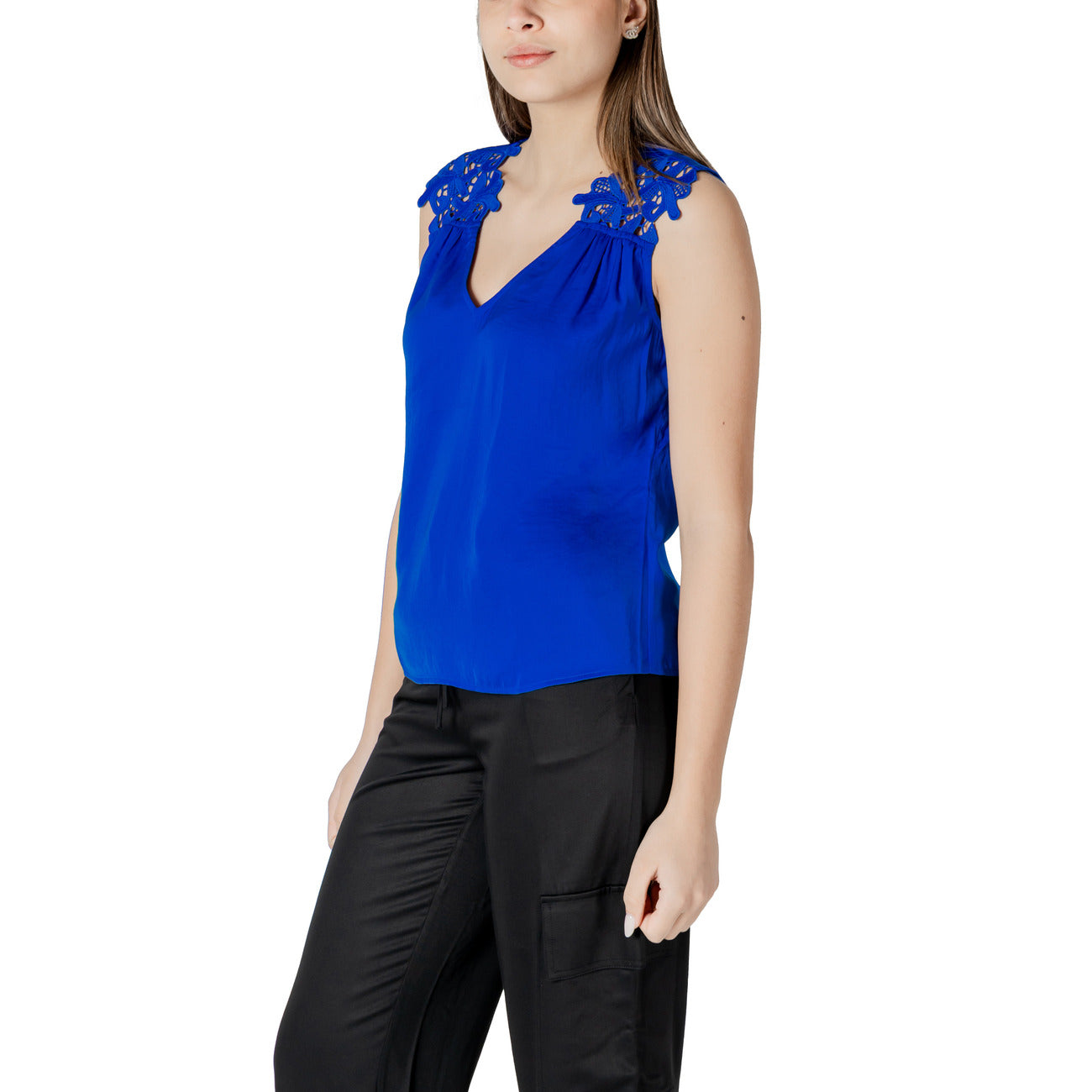 Morgan De Toi Bluse Damen Blau #2415848