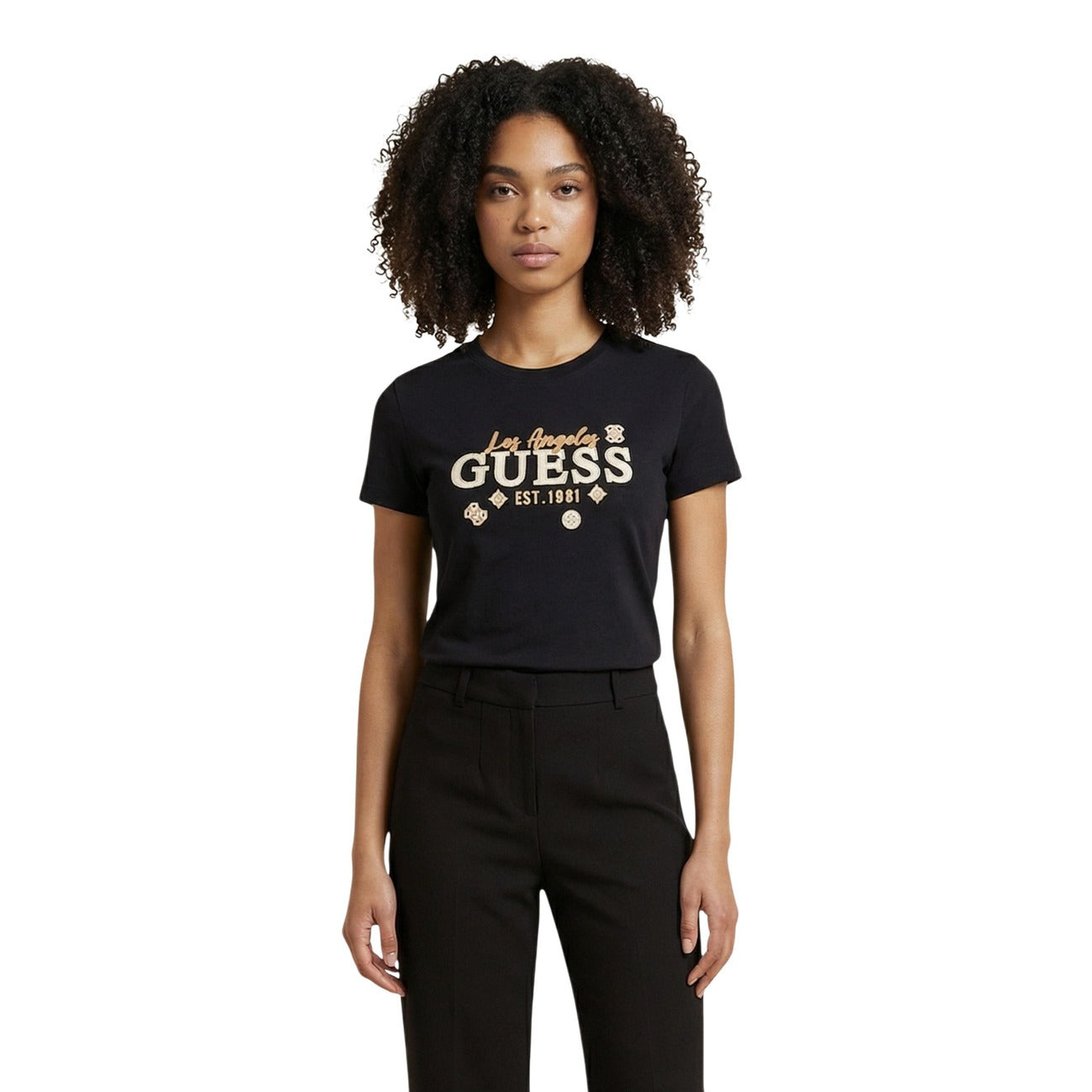 Guess T-Shirt Damen Schwarz #2453545