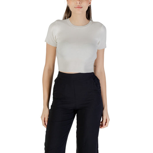 Jacqueline De Yong T-shirt Dames Wit