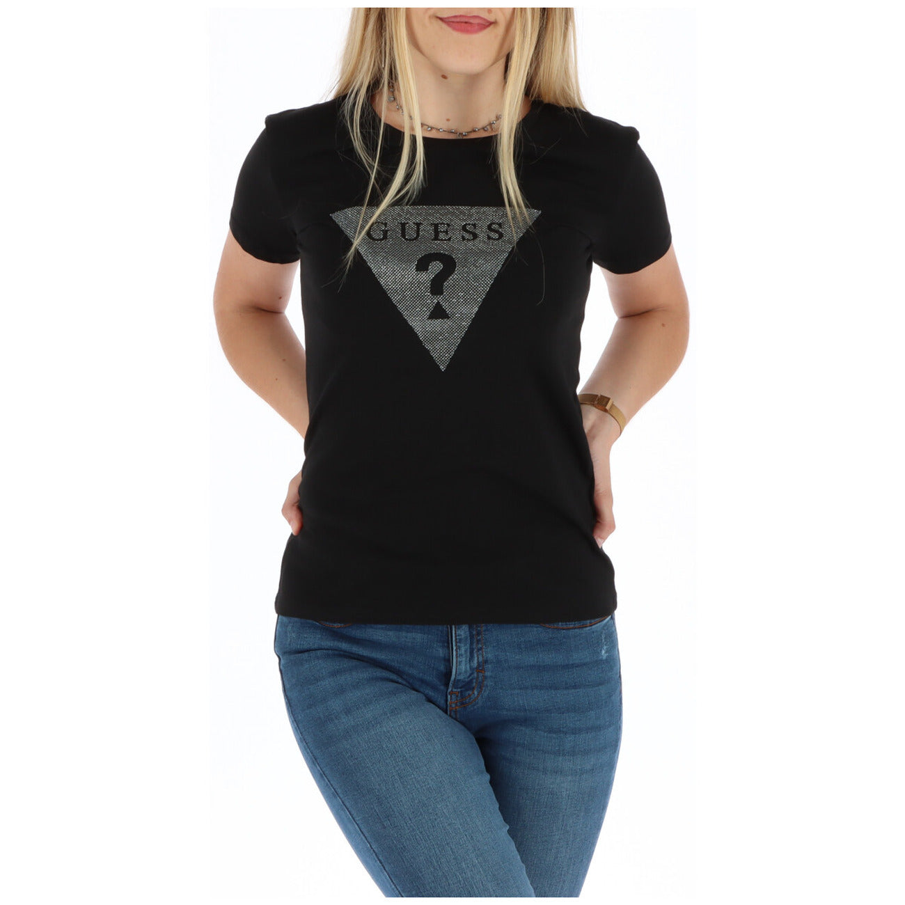 Guess T-Shirt Damen Weiß #301100
