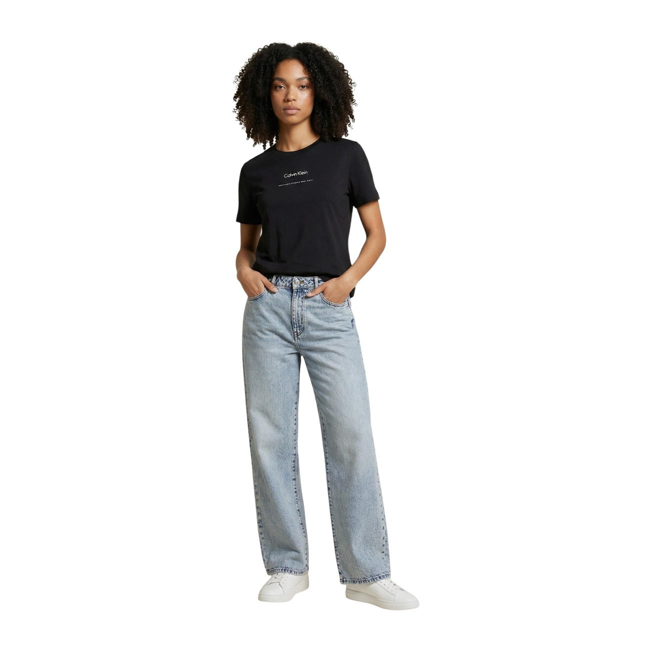 Calvin Klein Jeans T-Shirt Damen Schwarz
