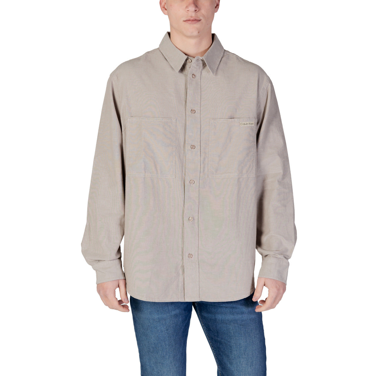 Calvin Klein Jeans Shirt Heren Beige #2409953