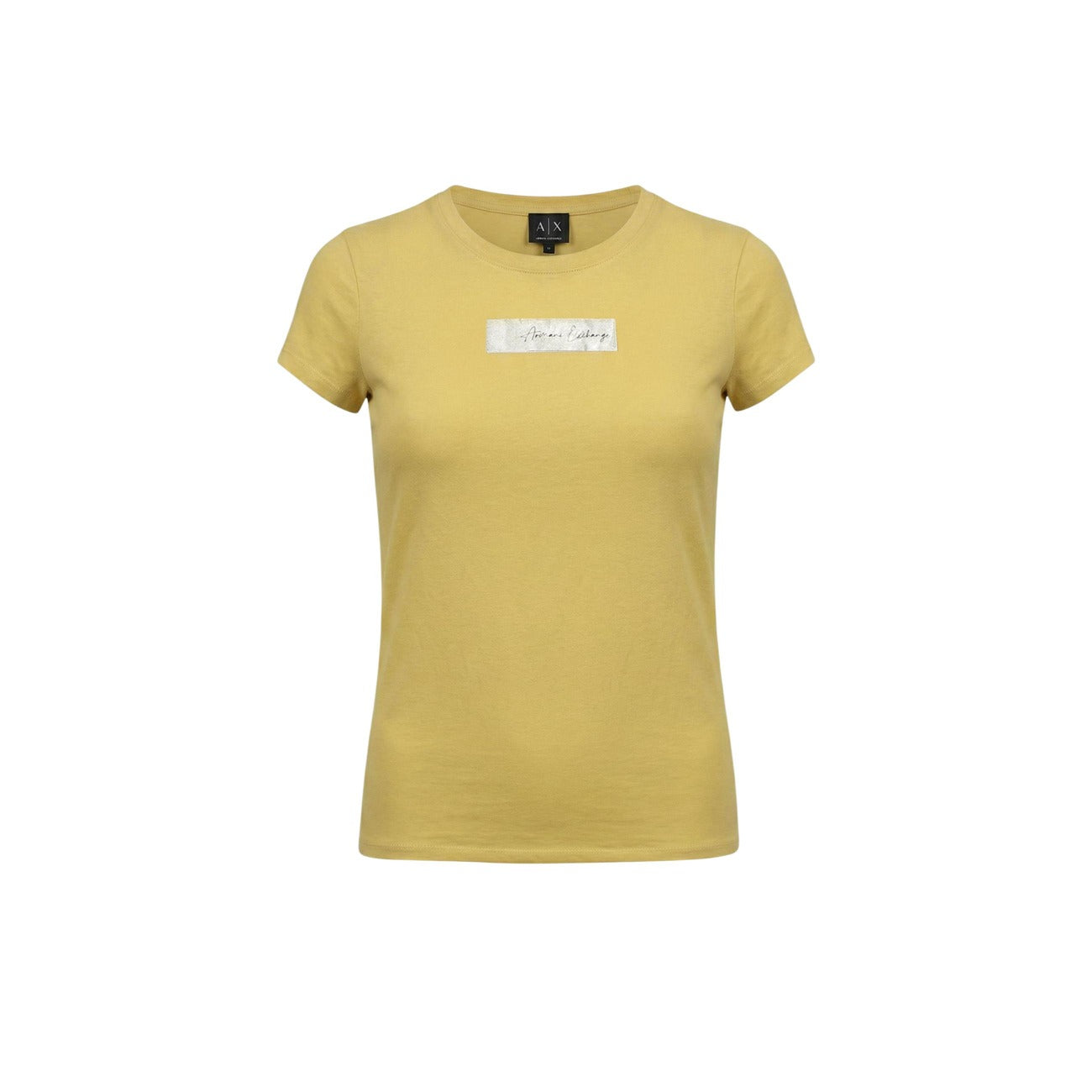 Armani Exchange T-Shirt Damen Gelb