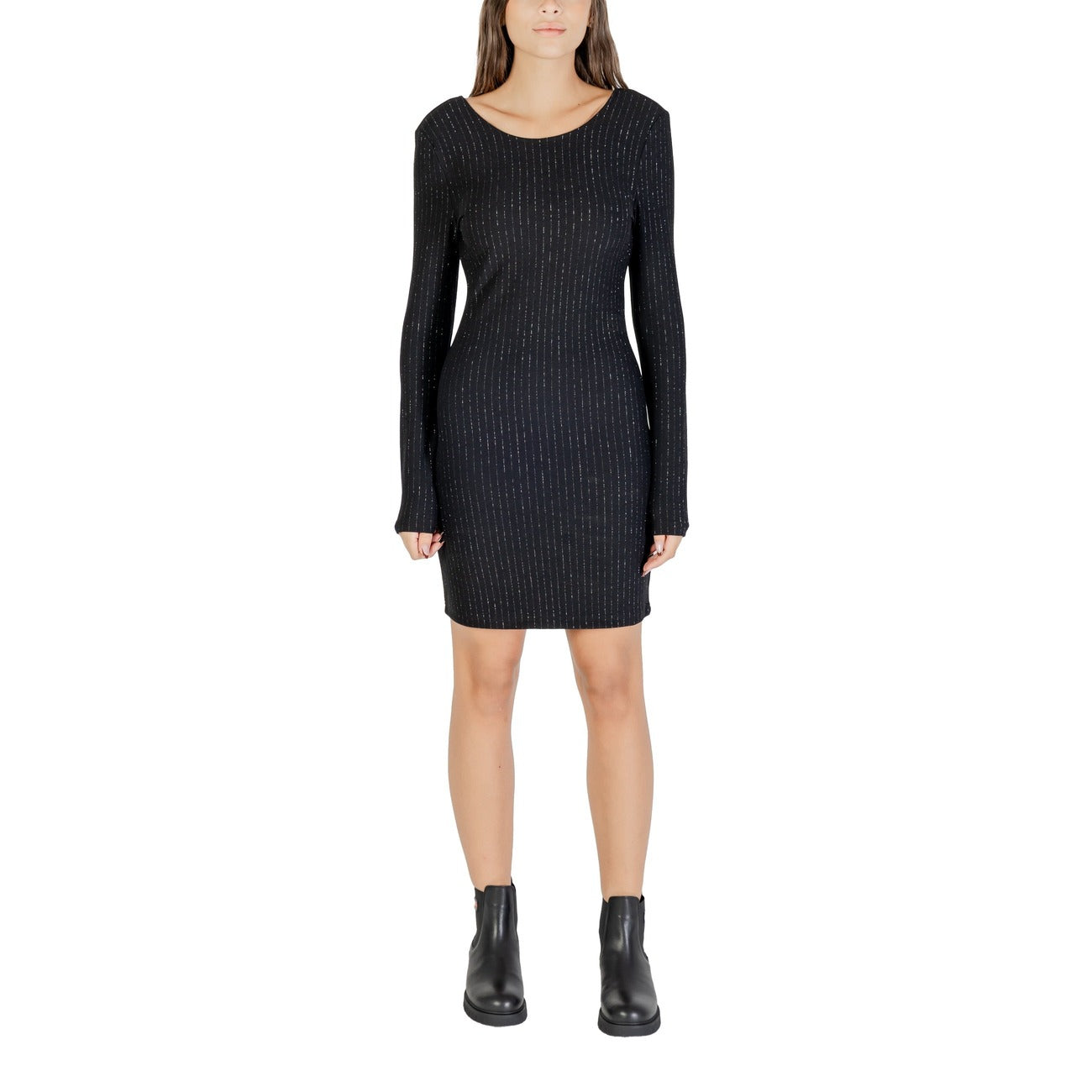 Jacqueline De Yong Jurk Dames Zwart