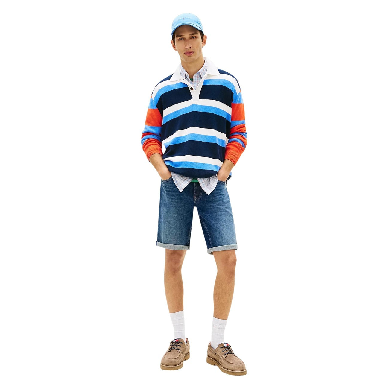 Tommy Hilfiger Jeans Bermuda Herren Blau