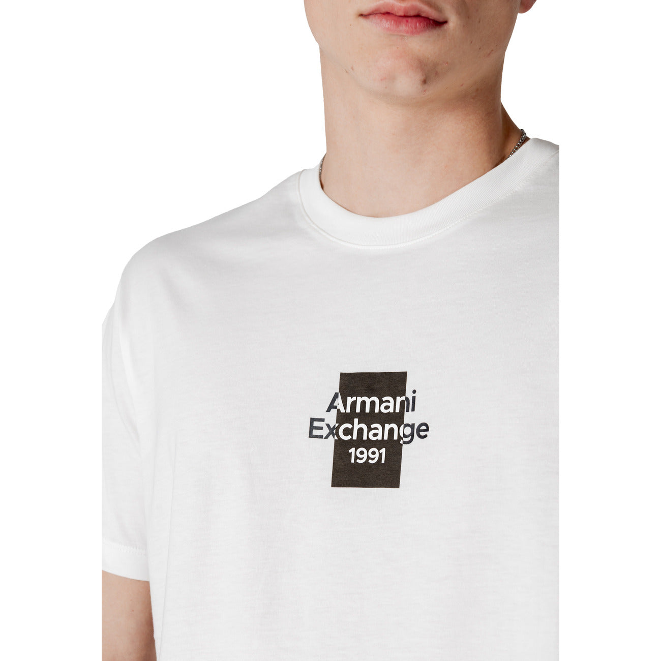 Armani Exchange T-shirt Heren Wit #2415045