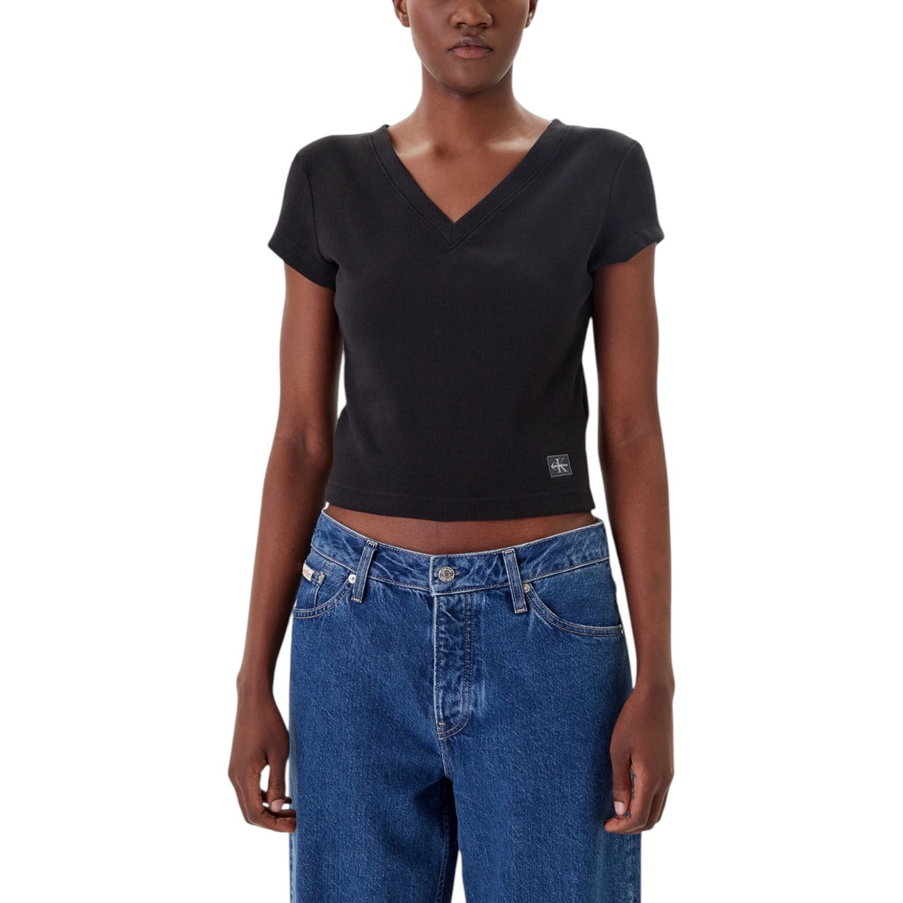 Calvin Klein Jeans T-shirt Dames Zwart #2426604