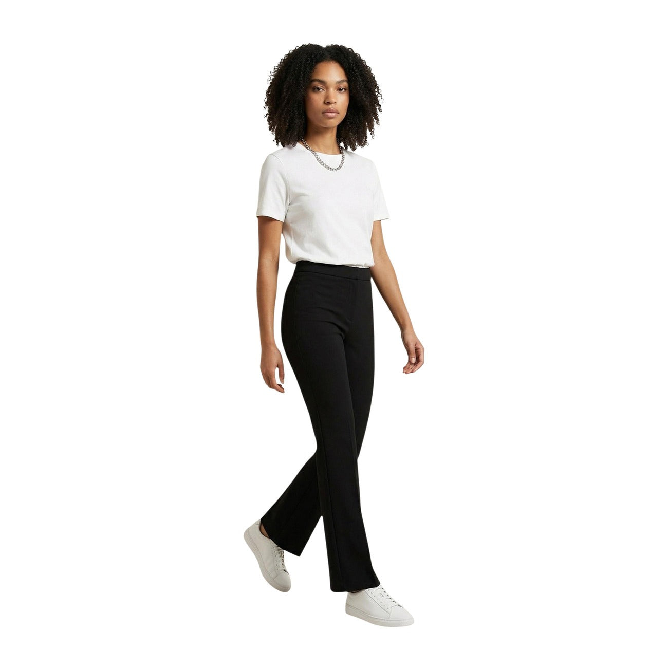 Only Trousers Women Black
