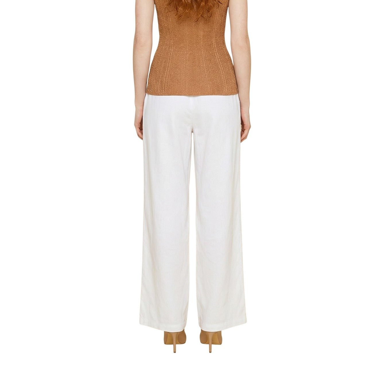 Only Hose Damen Beige Beige #2462368