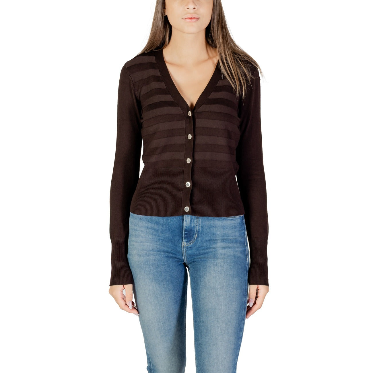 Morgan De Toi Cardigan Damen Braun