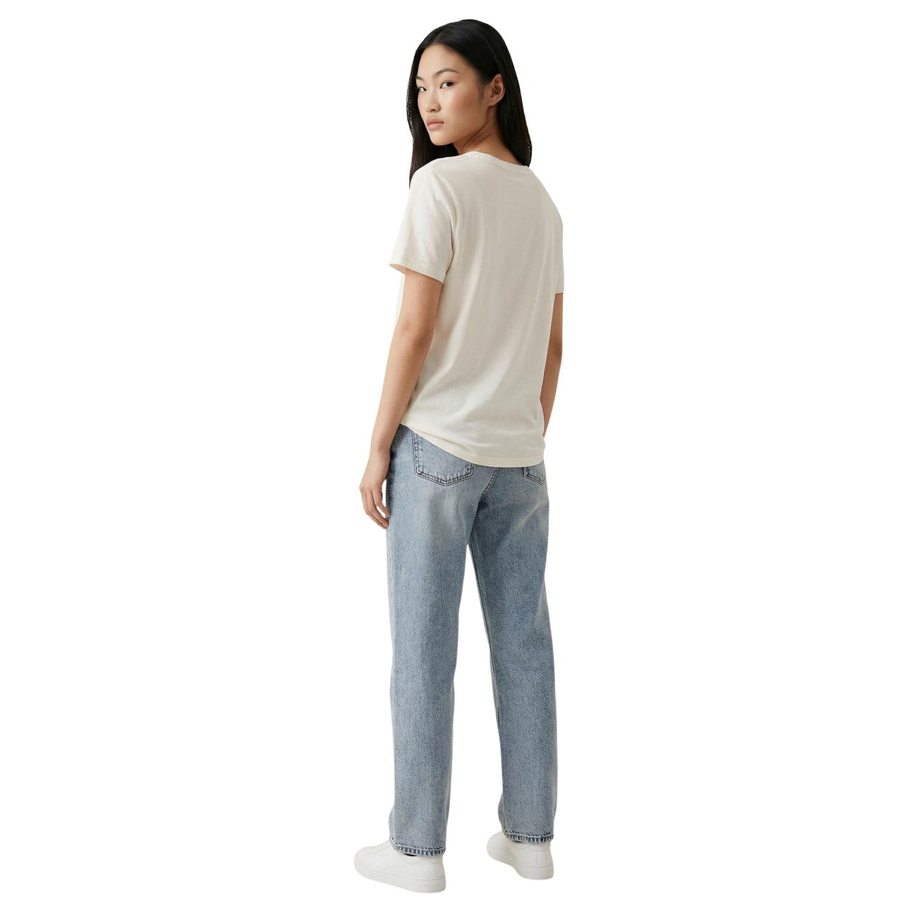 Only T-shirt Dames Beige #2454127