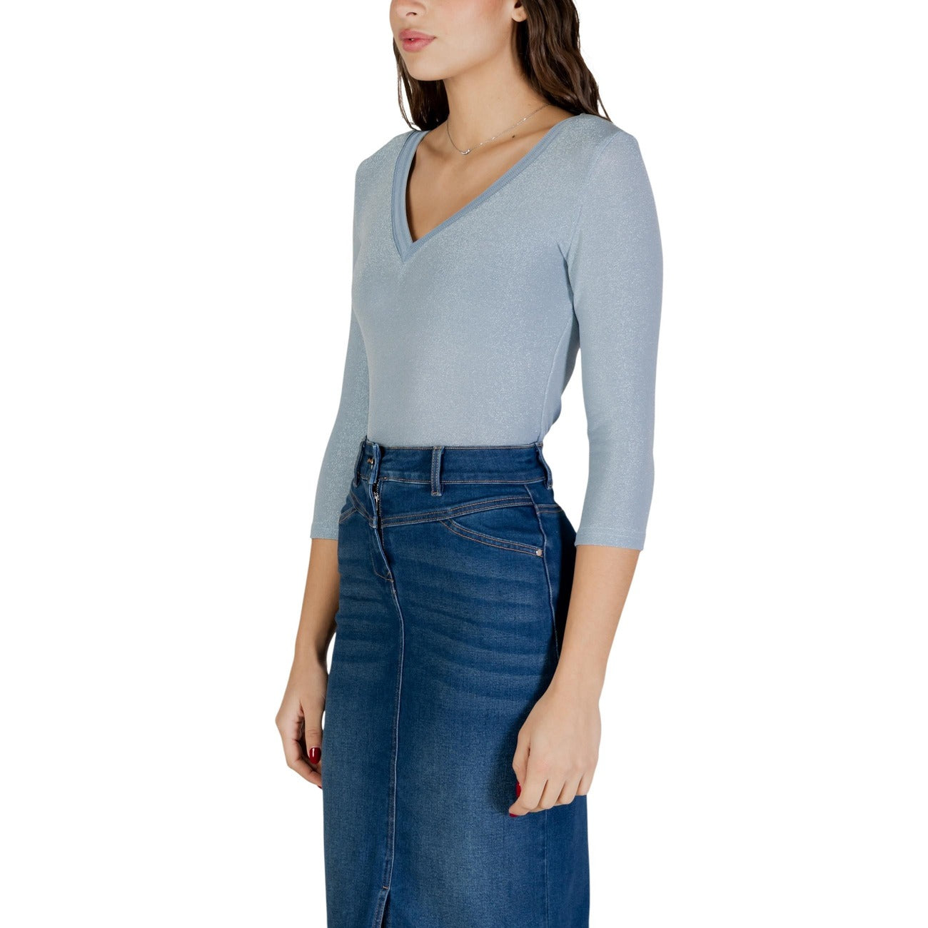 Morgan De Toi T-shirt Women Light Blue