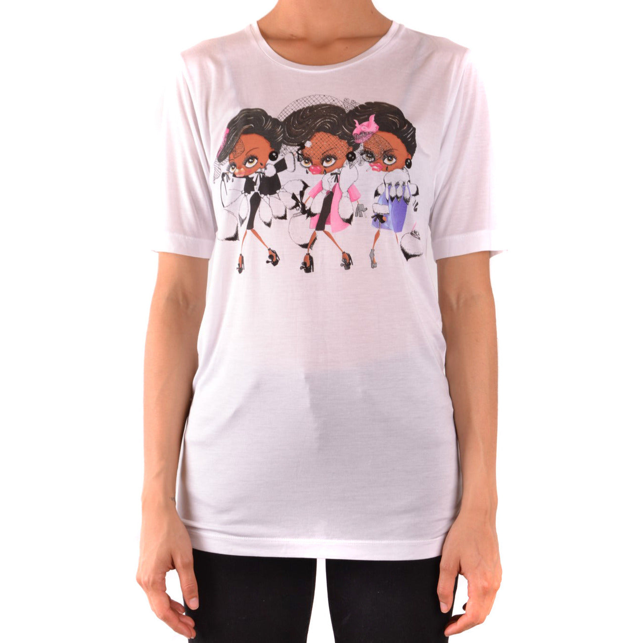 Dsquared T-shirt Dames Wit #2424818