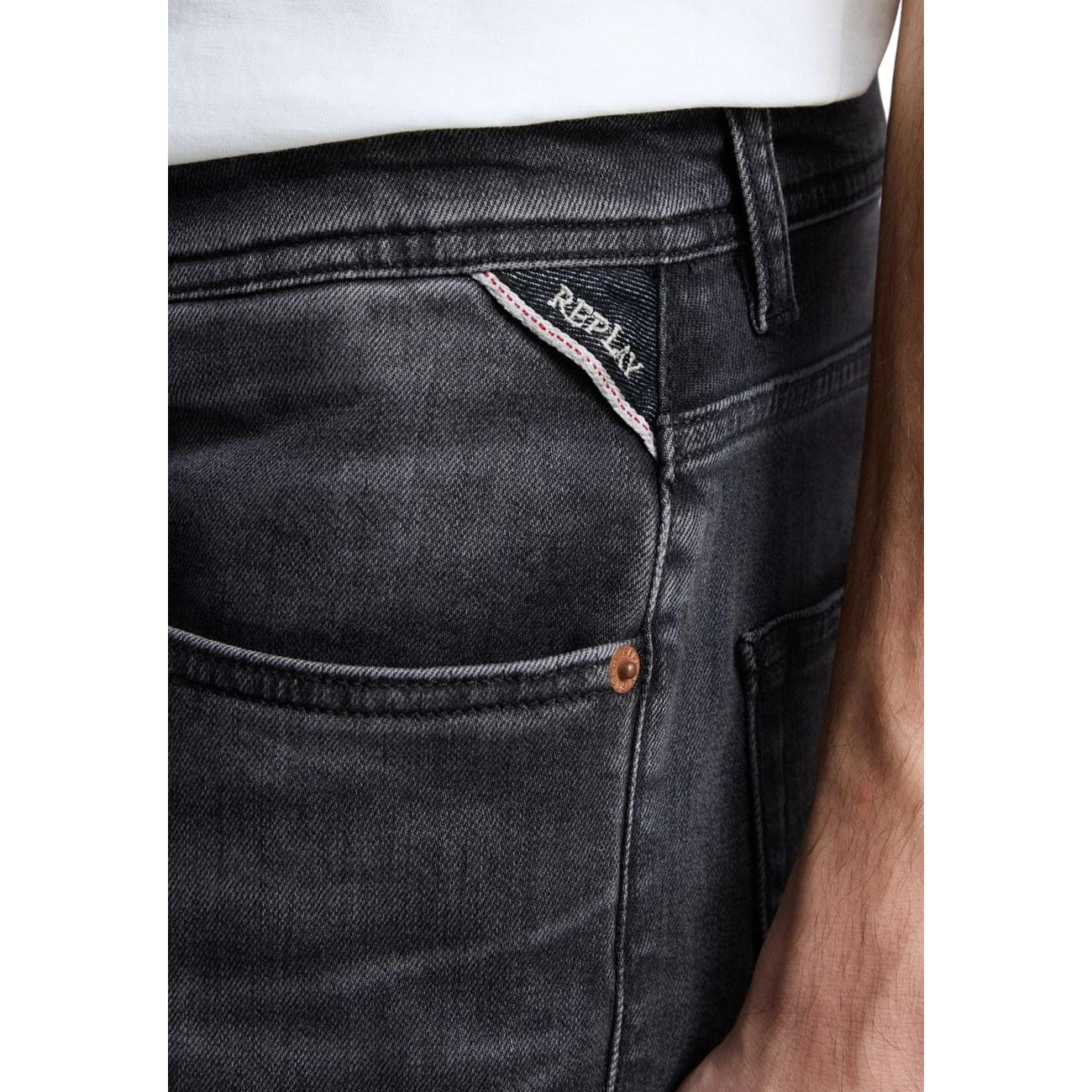 Replay Bermuda Herren Grau