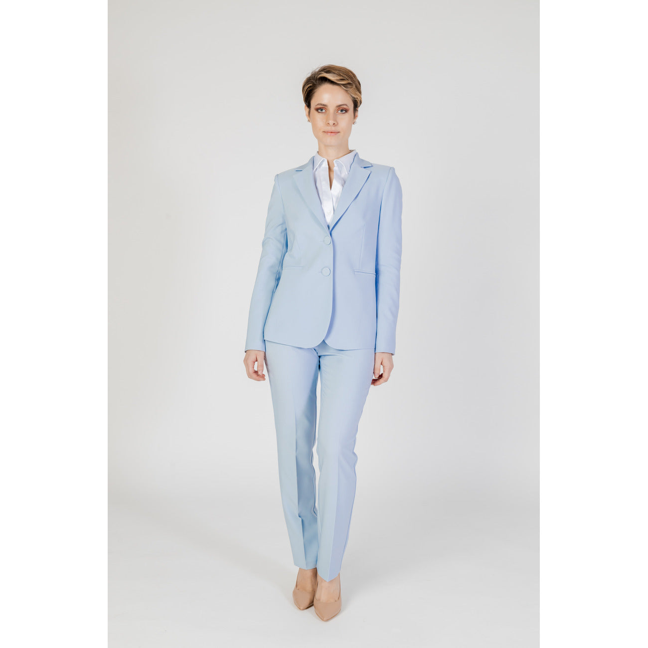 Sandro Ferrone Broek Dames Lichtblauw