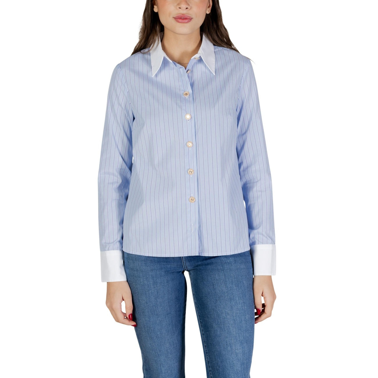 Morgan De Toi Shirt Damen Hellblau