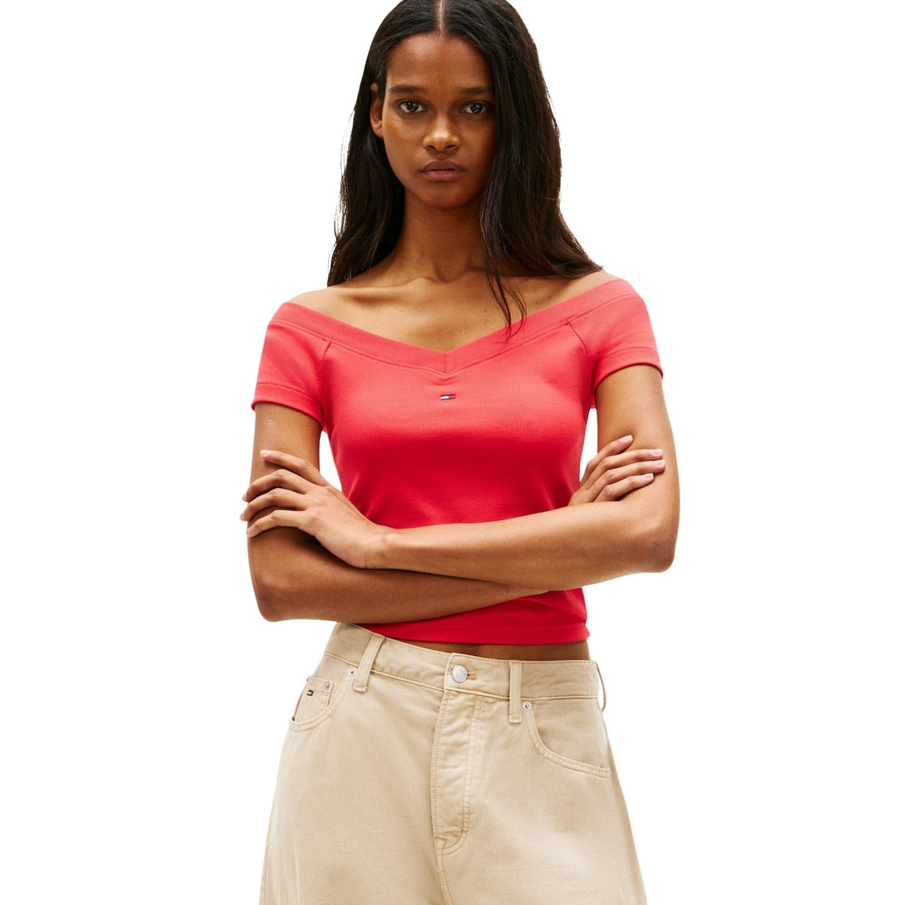 Tommy Hilfiger Jeans T-shirt Women Red