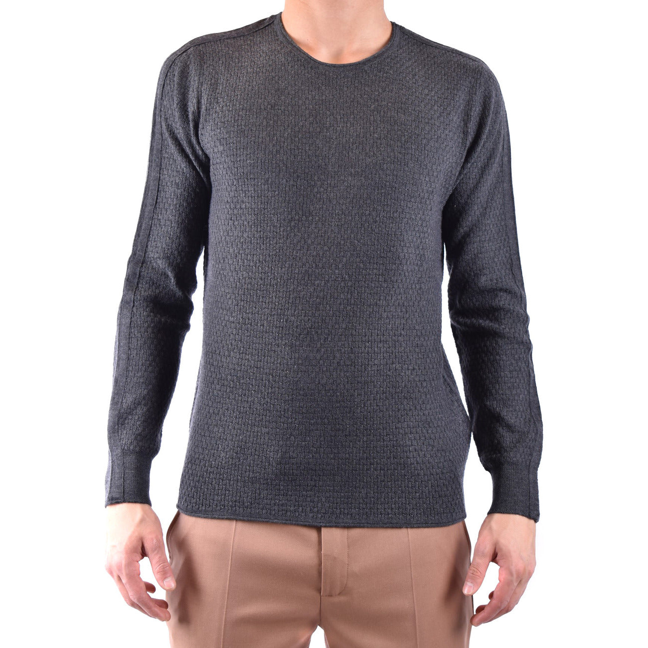 Paolo Pecora Strickmode Herren Grau #2431031