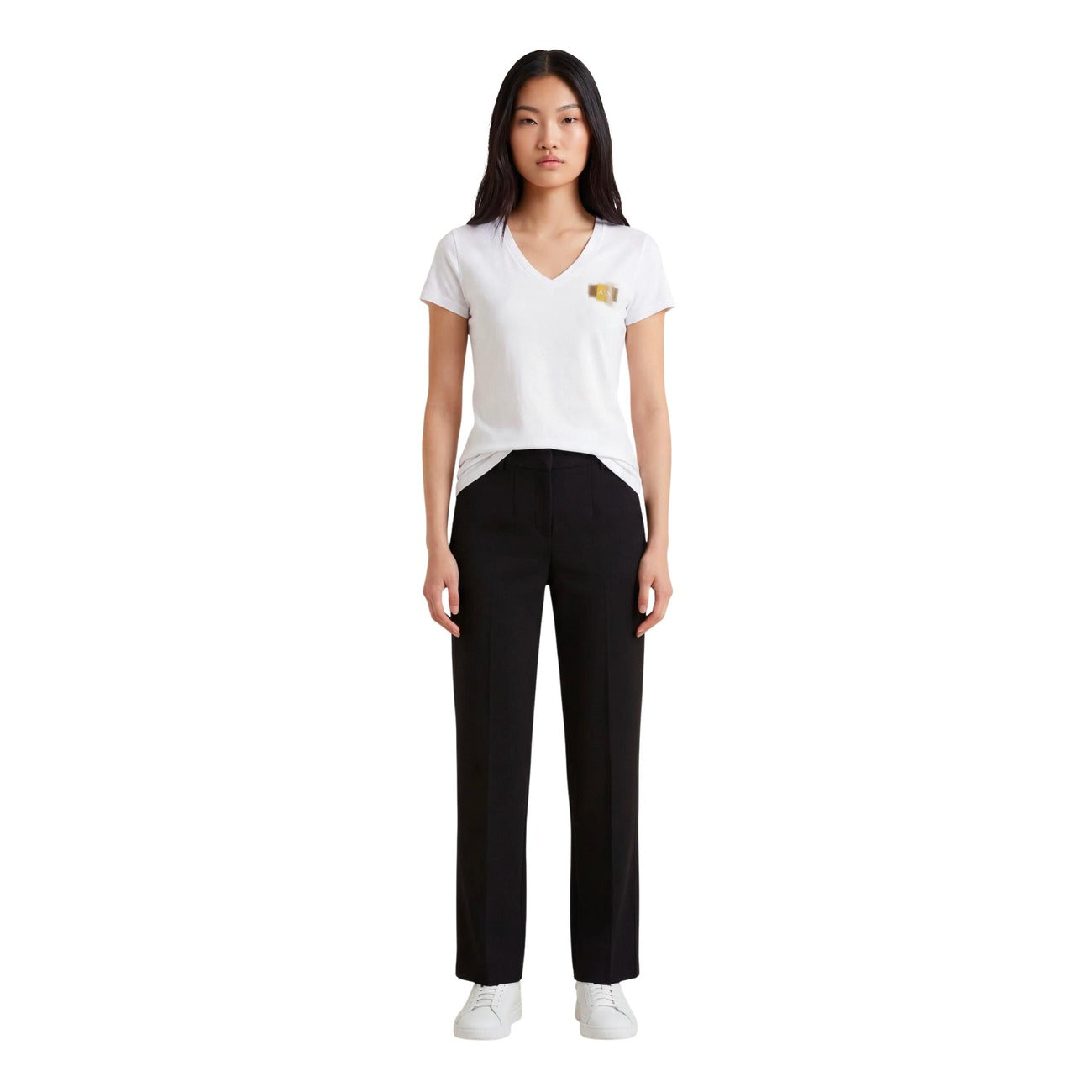Armani Exchange T-shirt Dames Wit