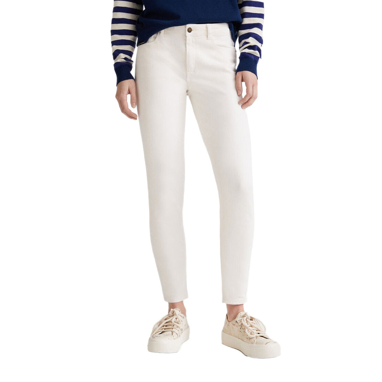 Desigual Jeans Dames Wit