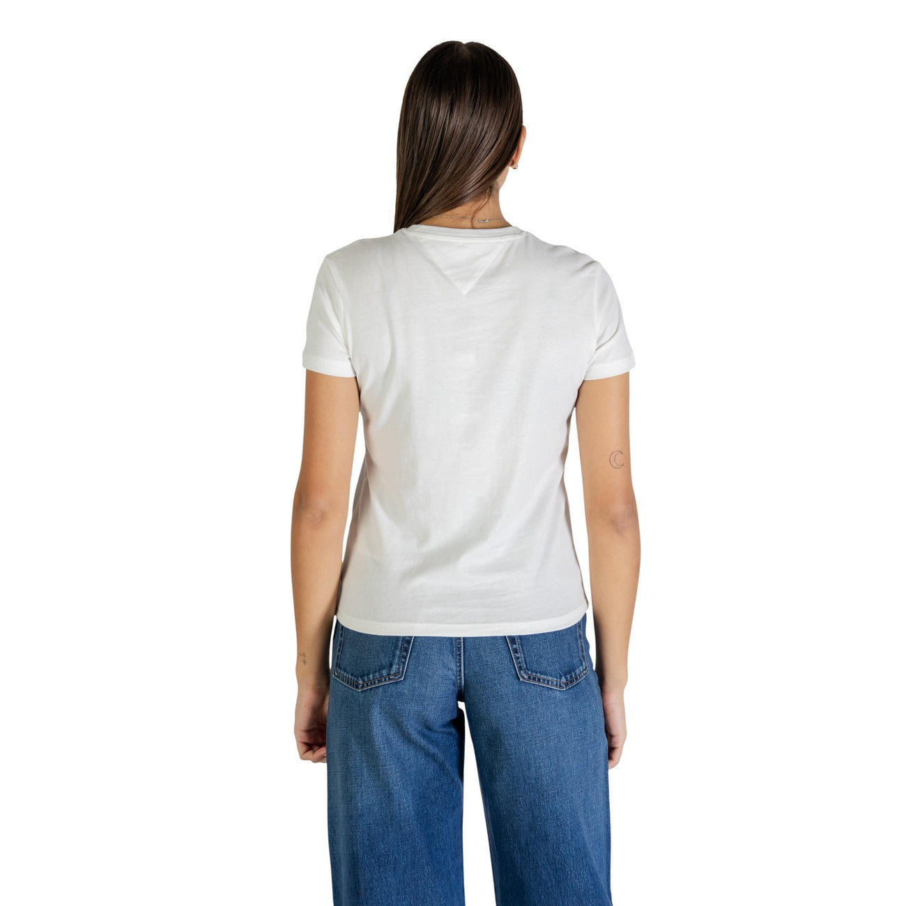 Tommy Hilfiger Jeans T-Shirt Damen Weiß #2447929