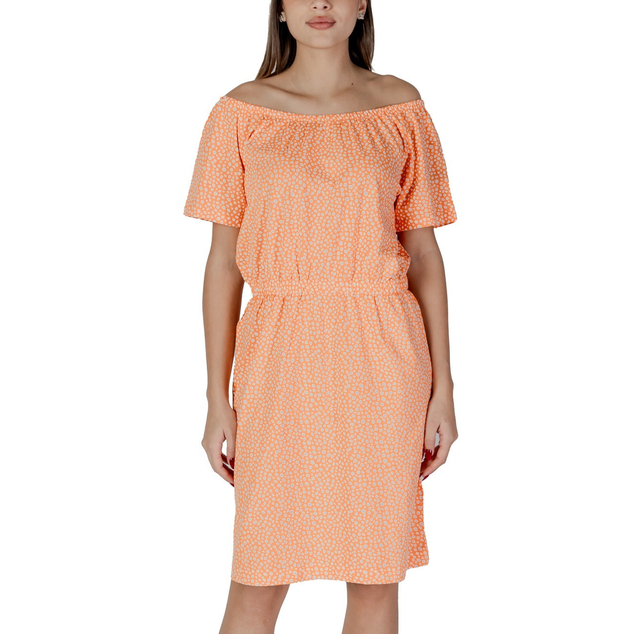 B.young Kleid Damen Orange