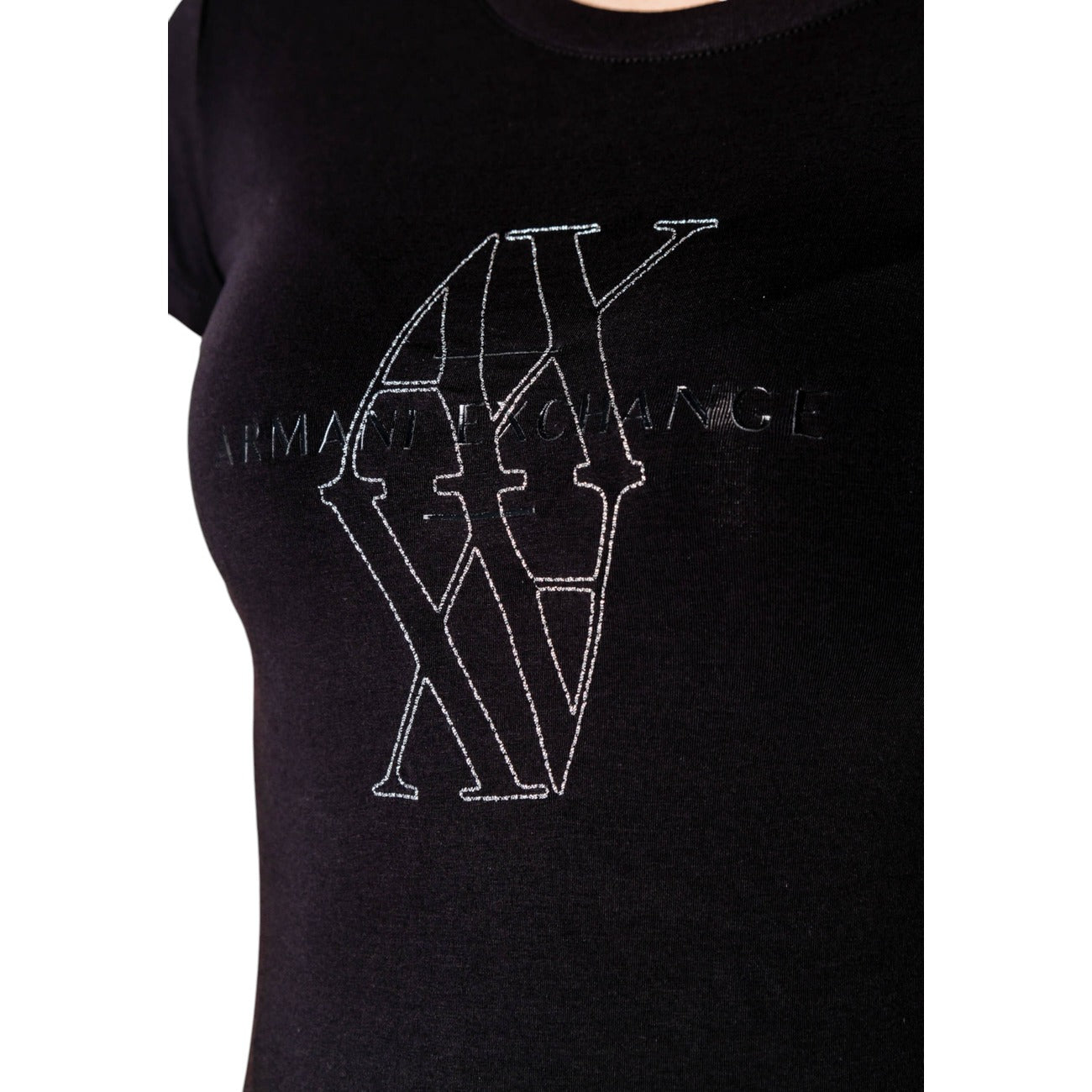 Armani Exchange T-Shirt Damen Schwarz #2412646