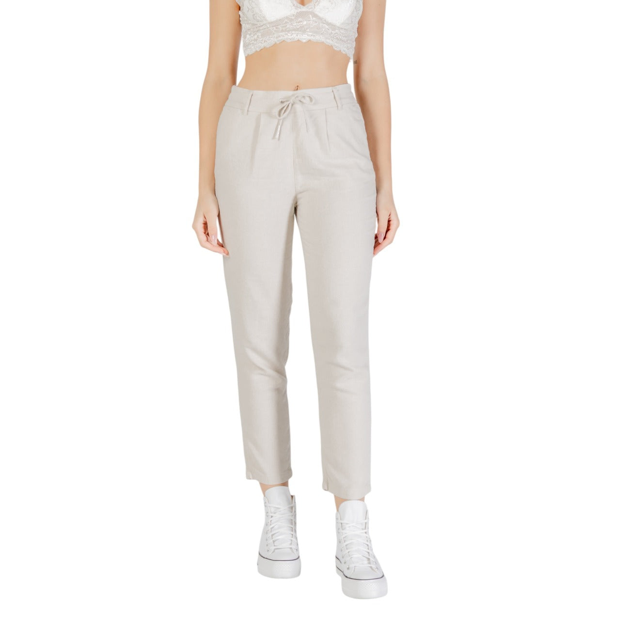 Only Broek Dames Beige #2462769