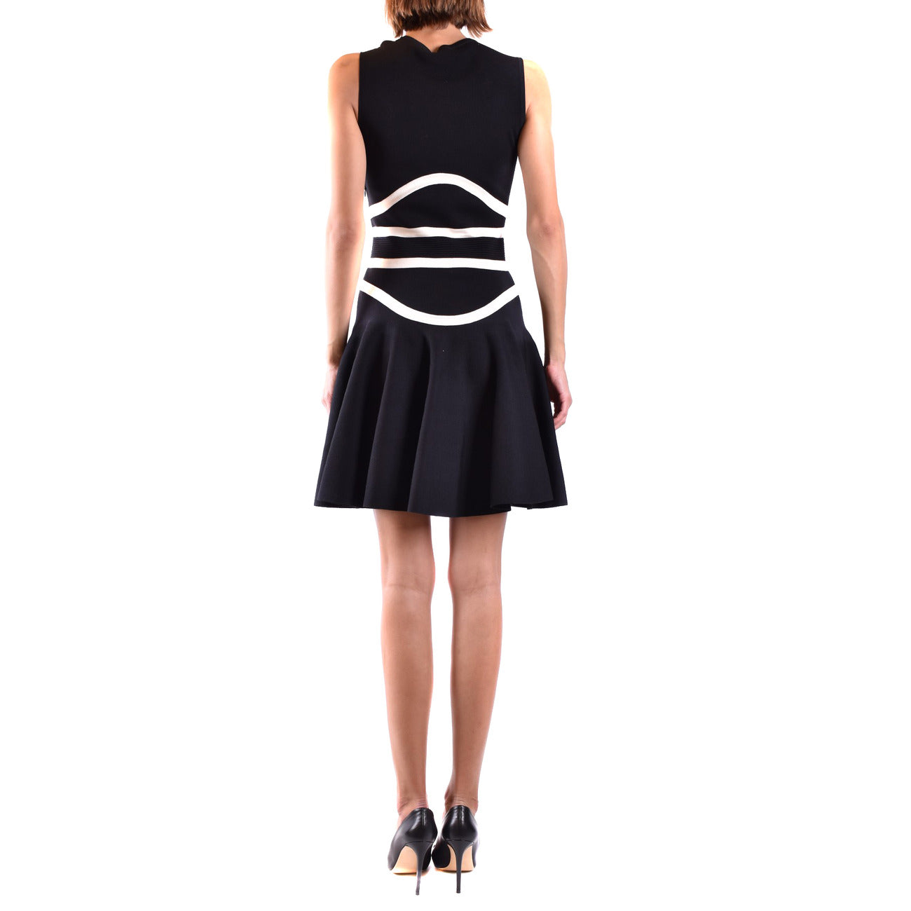 Alexander Mcqueen Jurk Dames Zwart #2430799