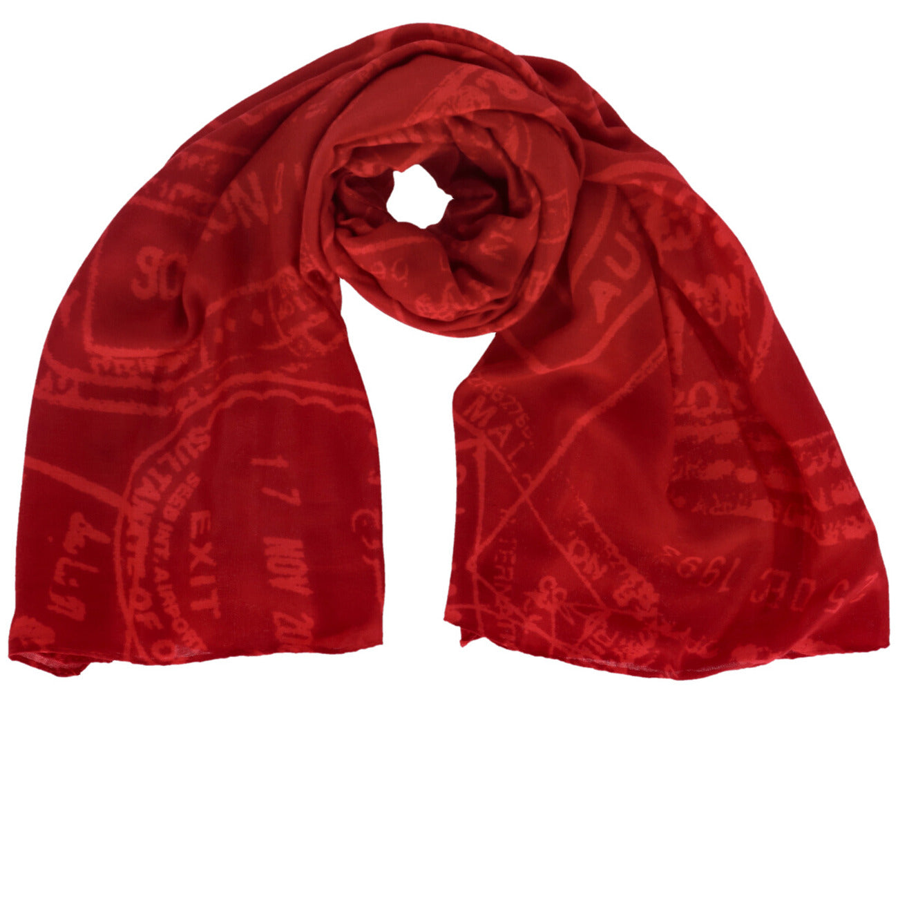 Alviero Martini Sjaal Dames Rood