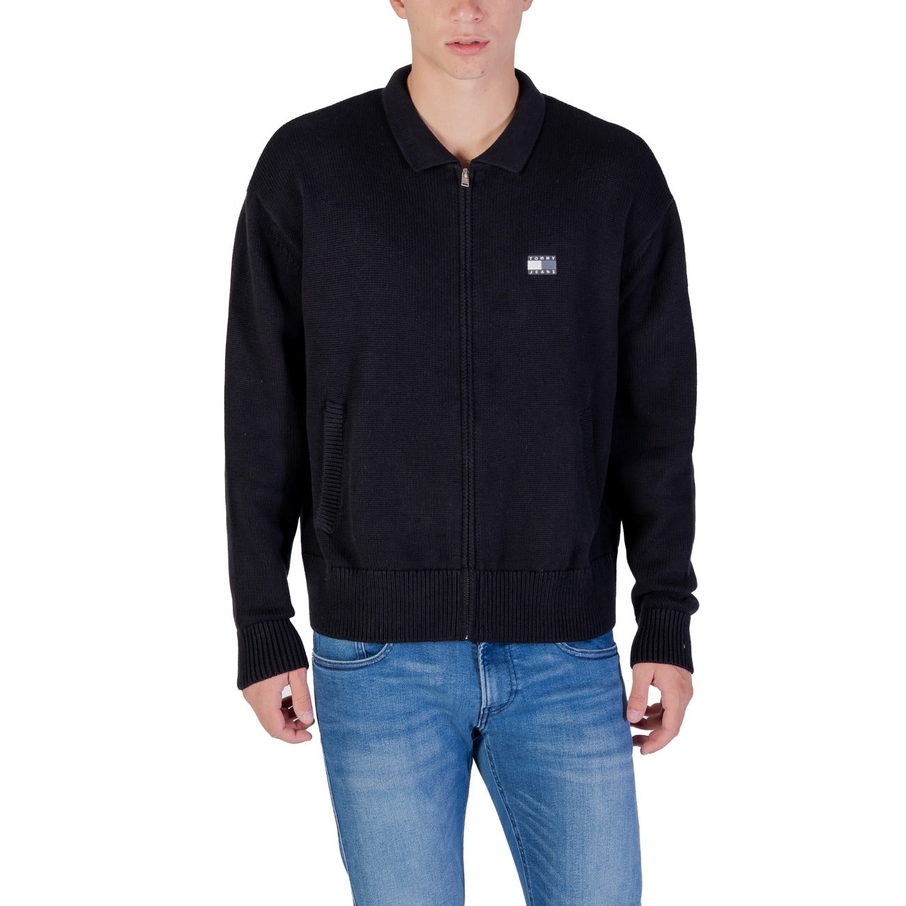 Tommy Hilfiger Jeans Breimode Heren Zwart