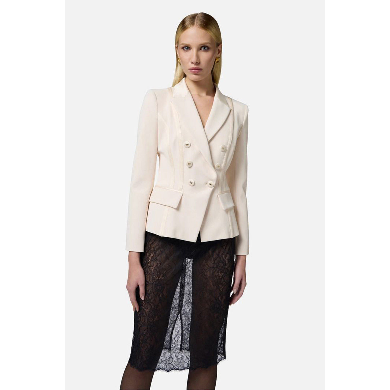 Elisabetta Franchi Jack Damen Weiß
