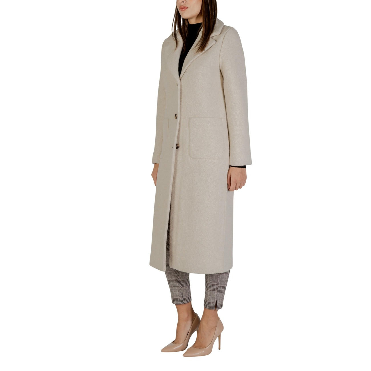 Ichi Jacke Damen Beige