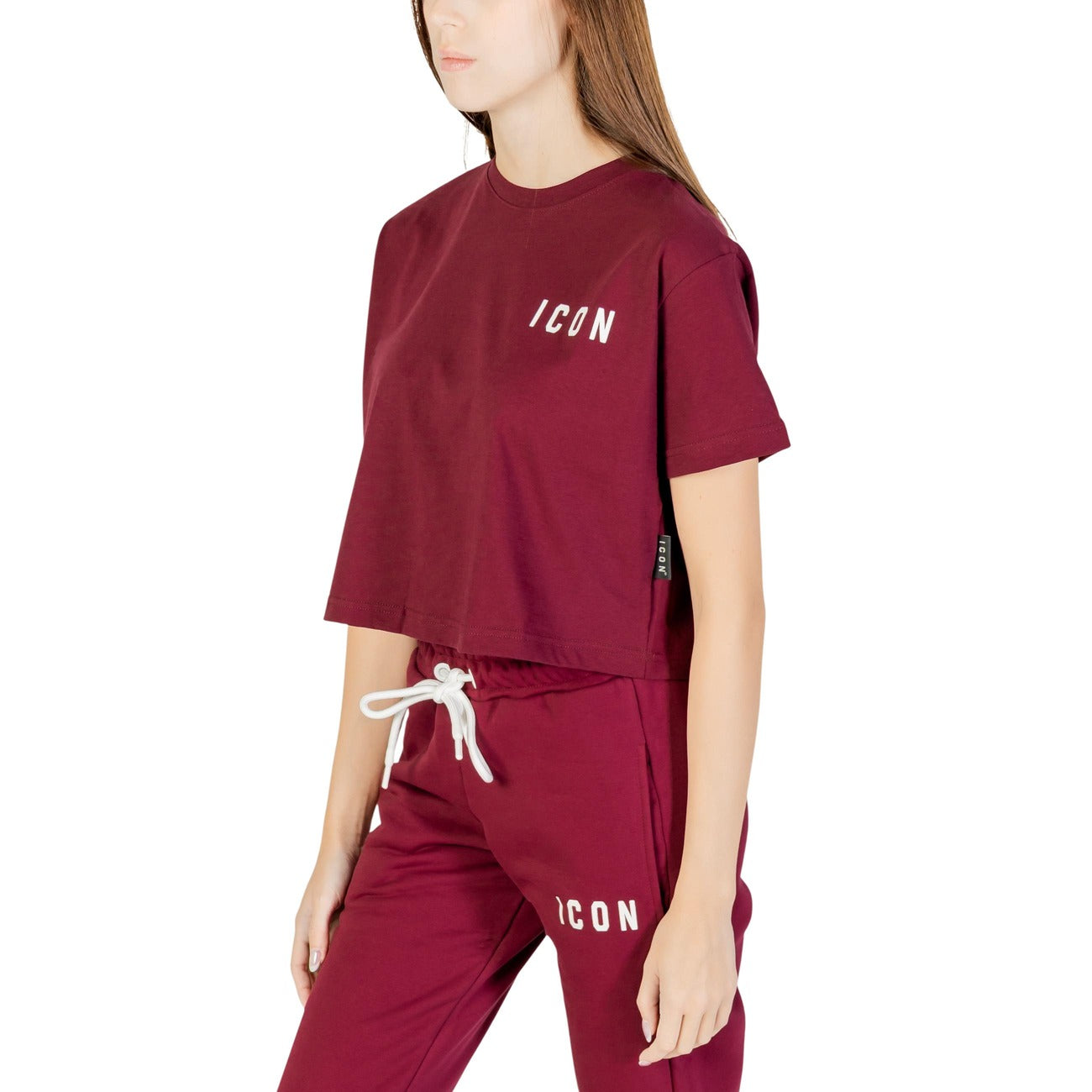 Icon T-shirt Dames Bordeaux