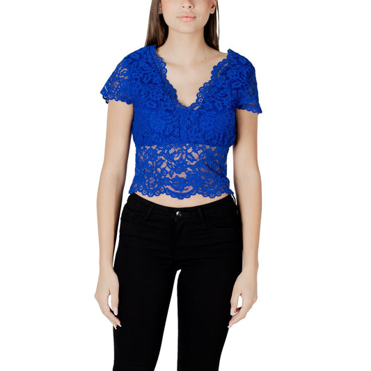 Morgan De Toi Top Damen Blau #2418566