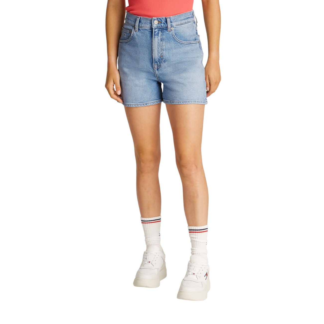 Tommy Hilfiger Jeans Shorts Dames Blauw #2412149