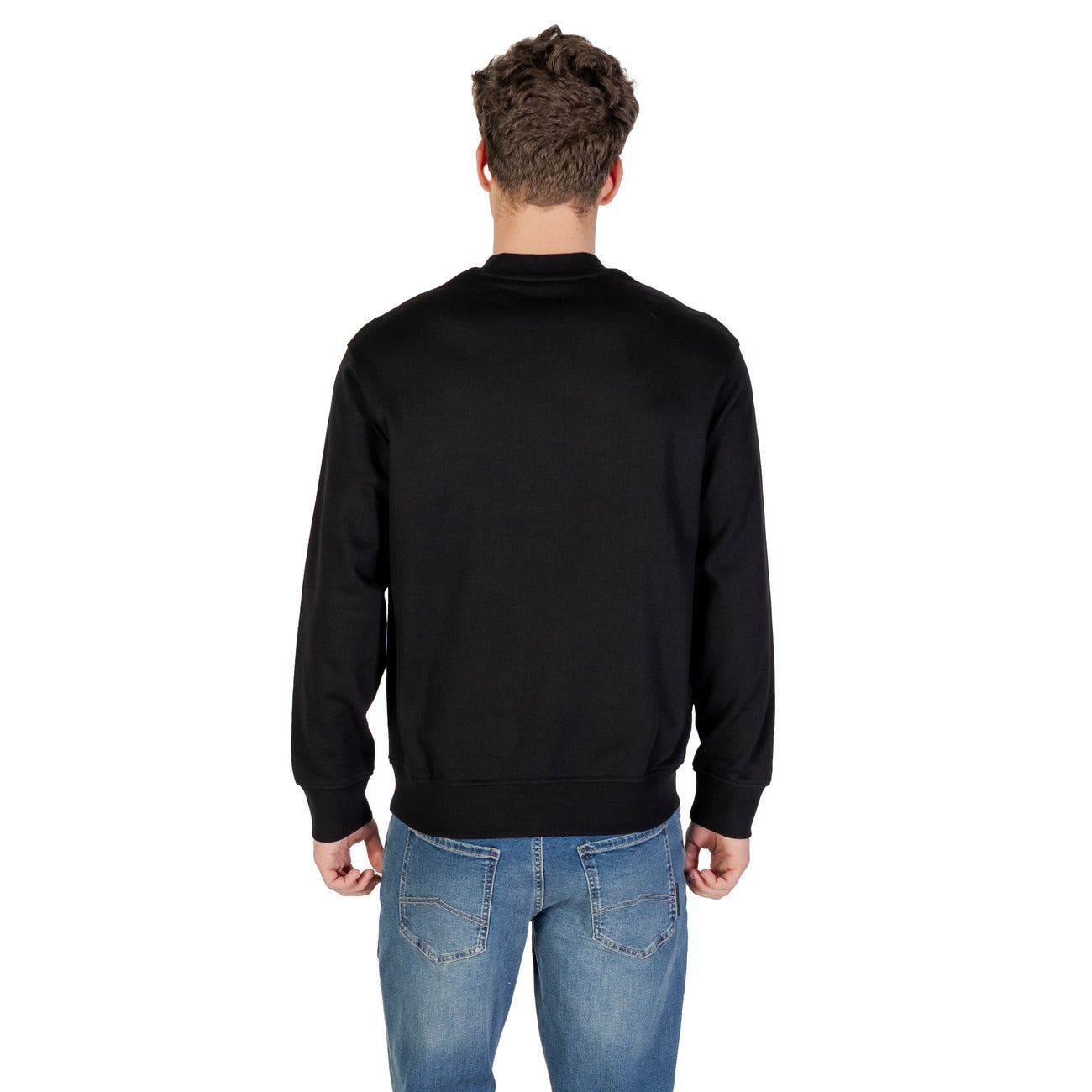 Armani Exchange Sweatshirt Heren Zwart #2429485