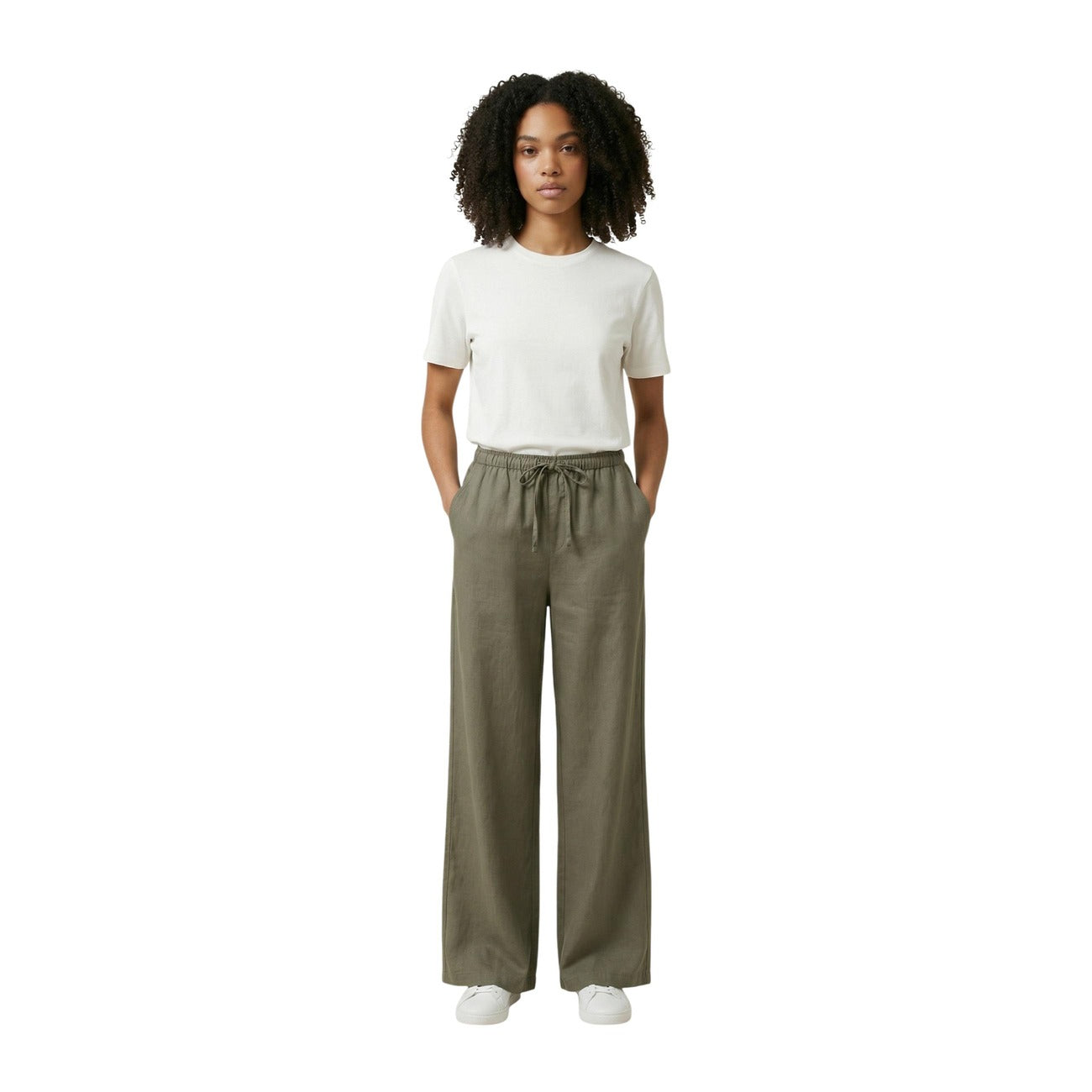 Only Broek Dames Groen Groen