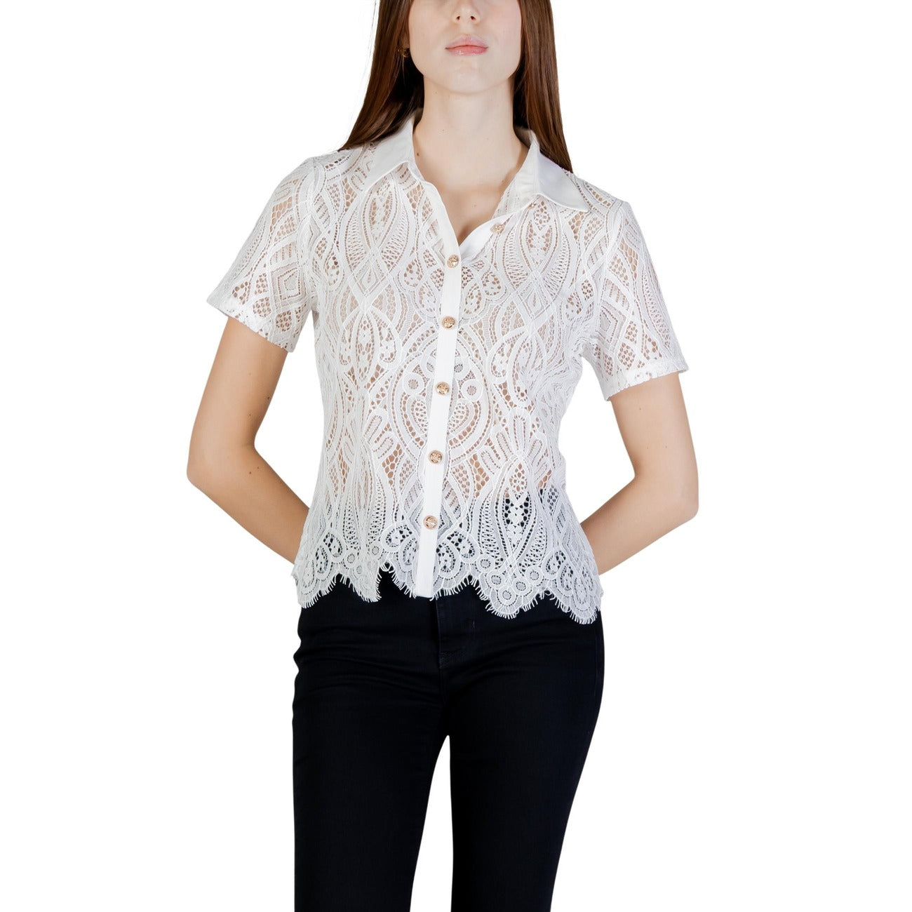 Morgan De Toi Shirt Damen Weiß