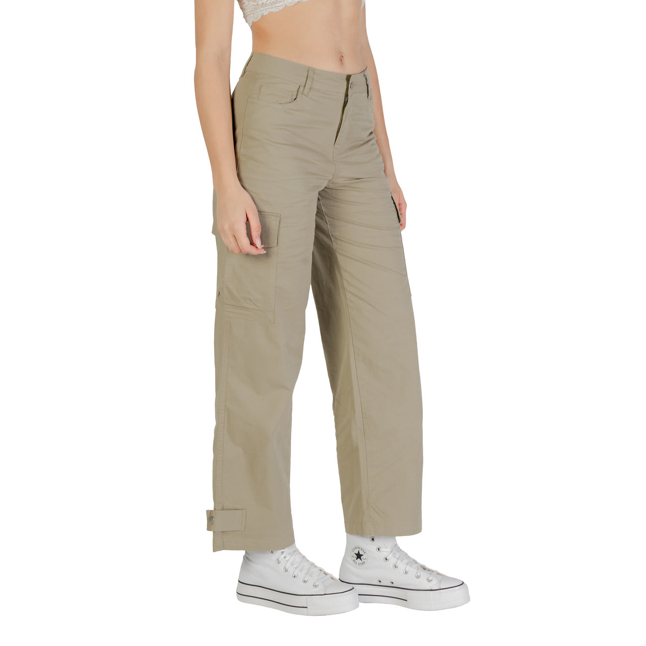 Only Broek Dames Beige #2464307