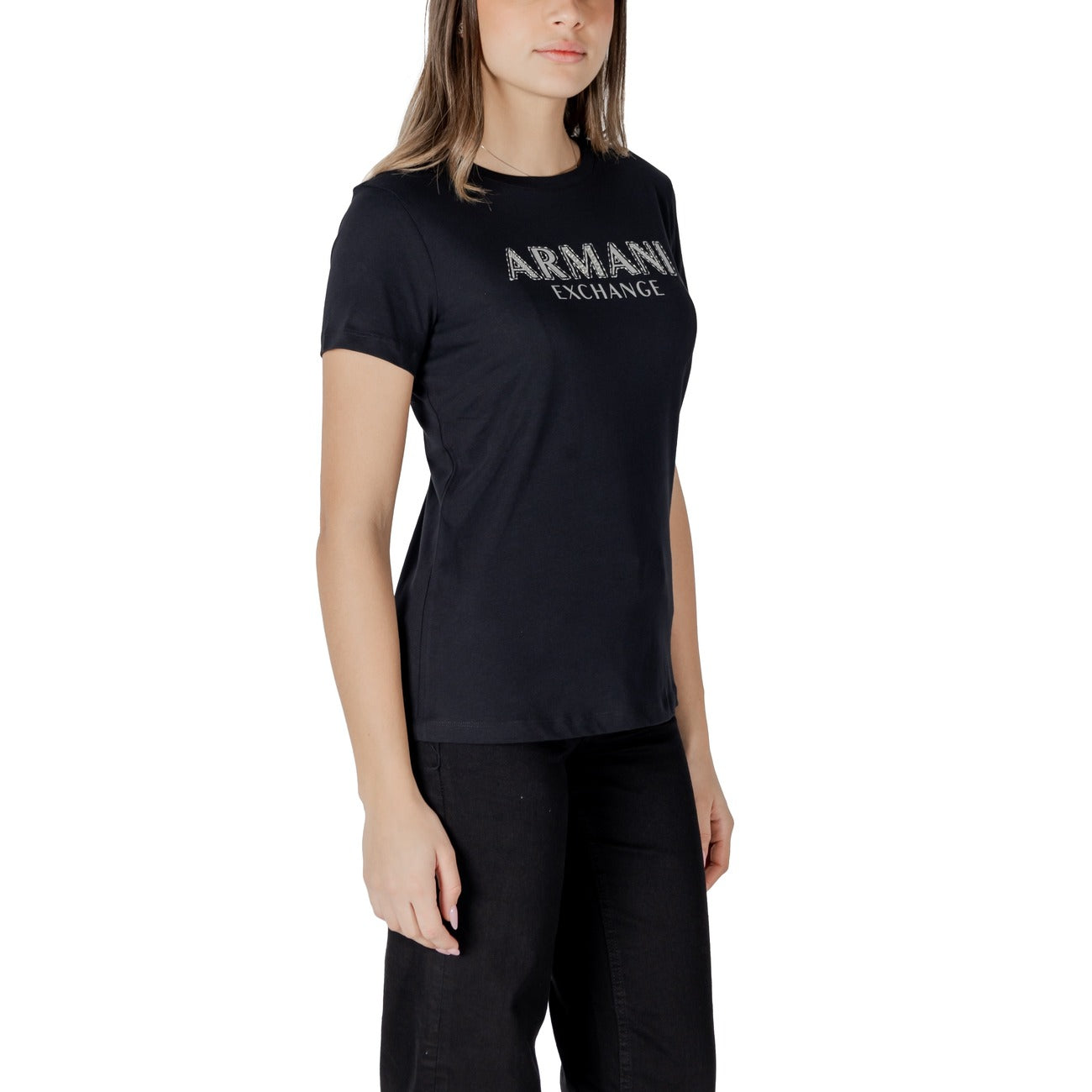 Armani Exchange T-shirt Dames Zwart #2409602