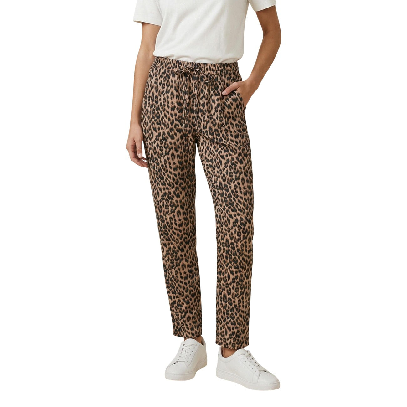 Only Trousers Women Brown #2470454