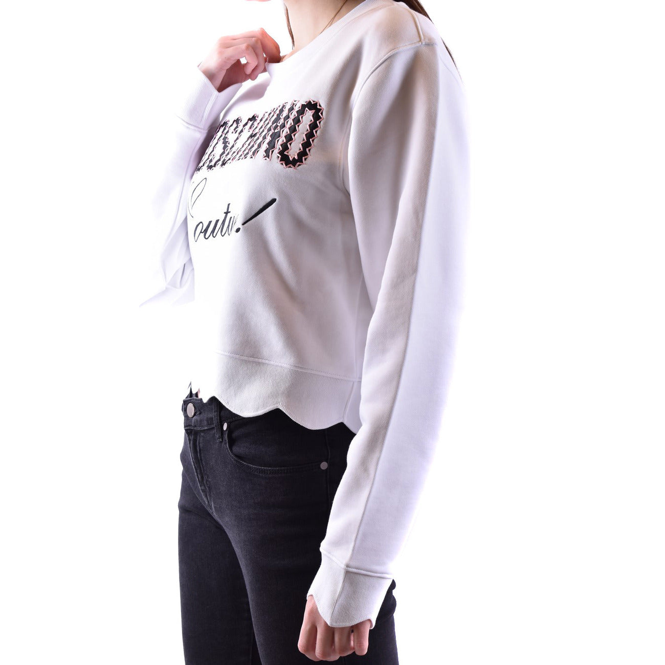 Moschino Sweatshirt Damen Weiß