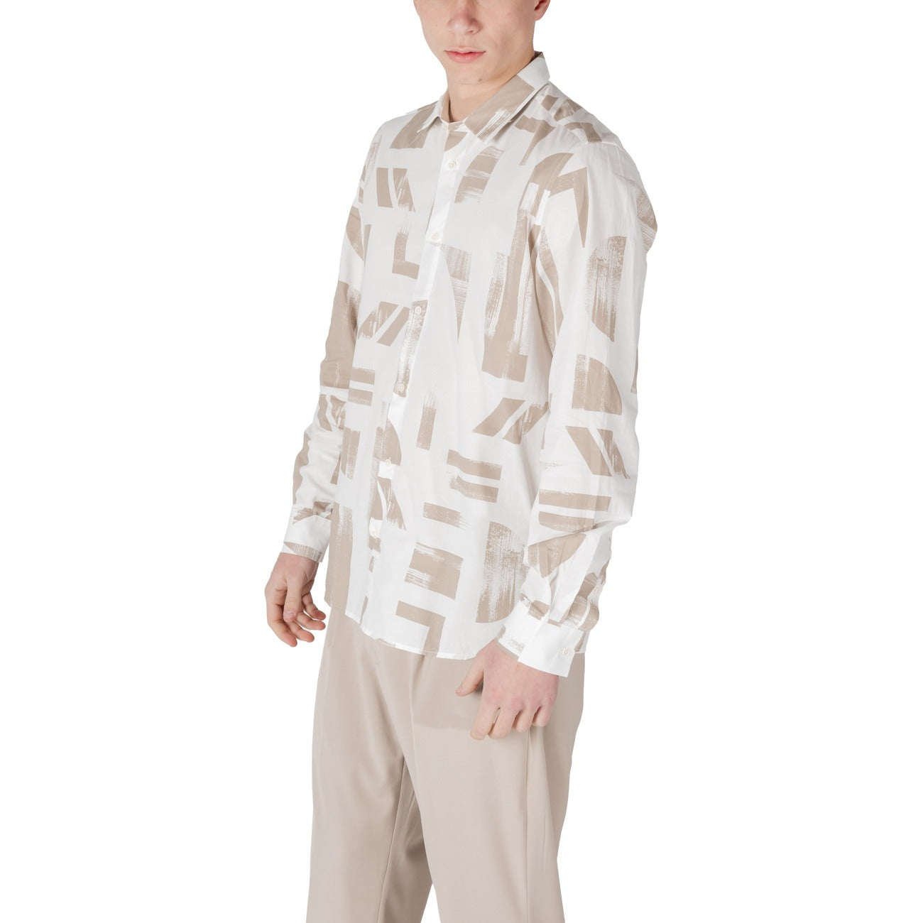 Antony Morato Shirt Heren Beige #2462436