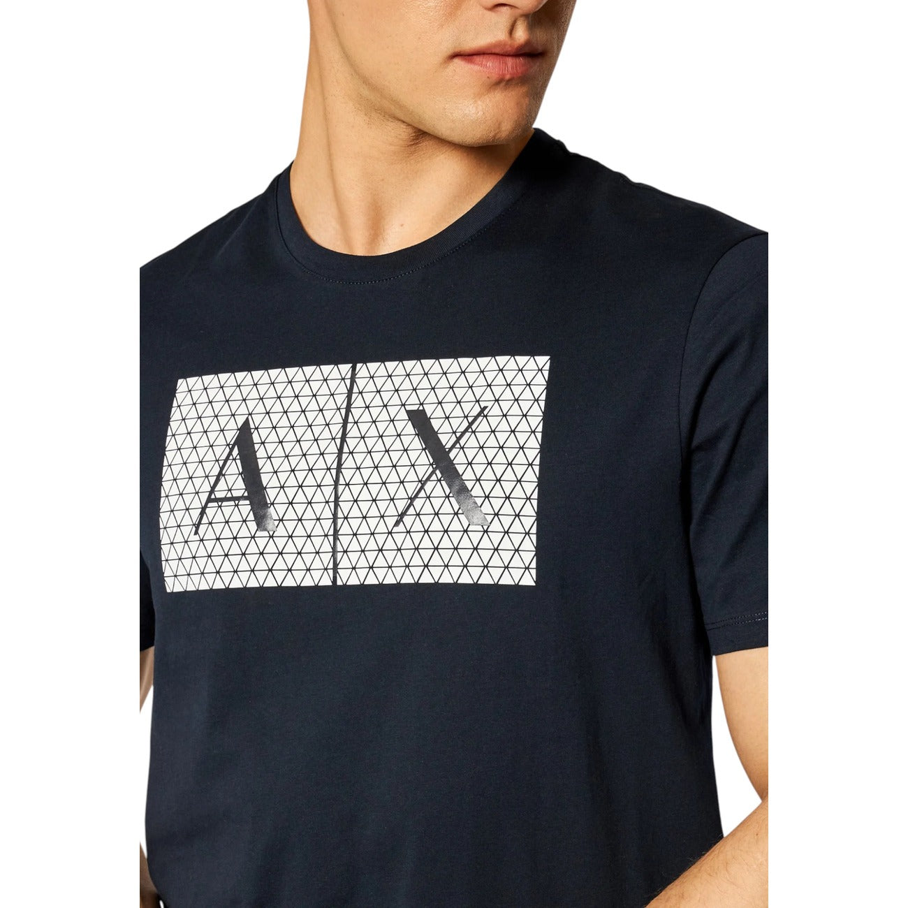 Armani Exchange T-shirt Heren Blauw #2425717