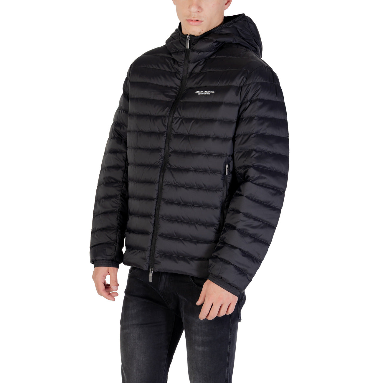 Armani Exchange Windbreaker Heren Zwart