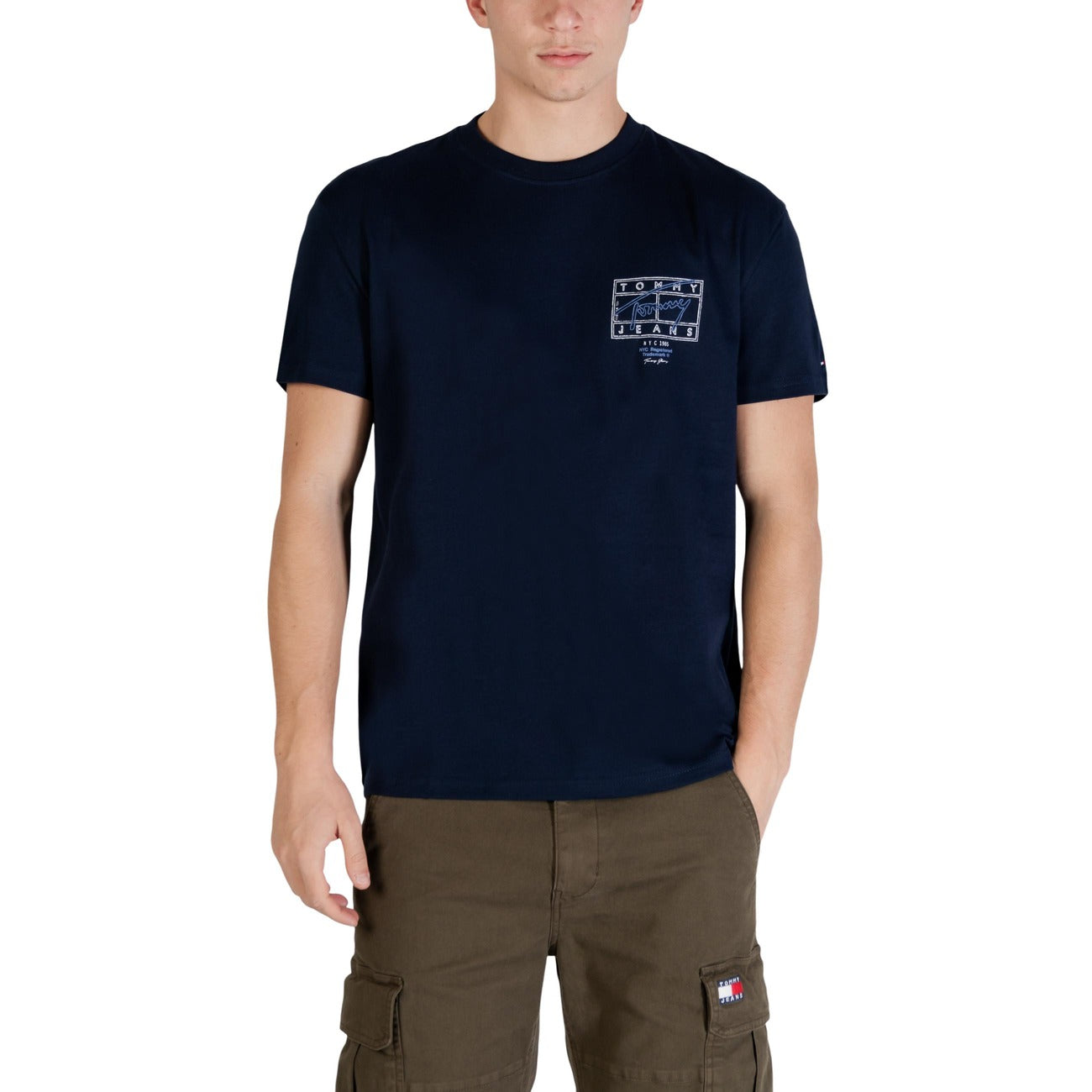 Tommy Hilfiger Jeans T-shirt Heren Blauw #2470059