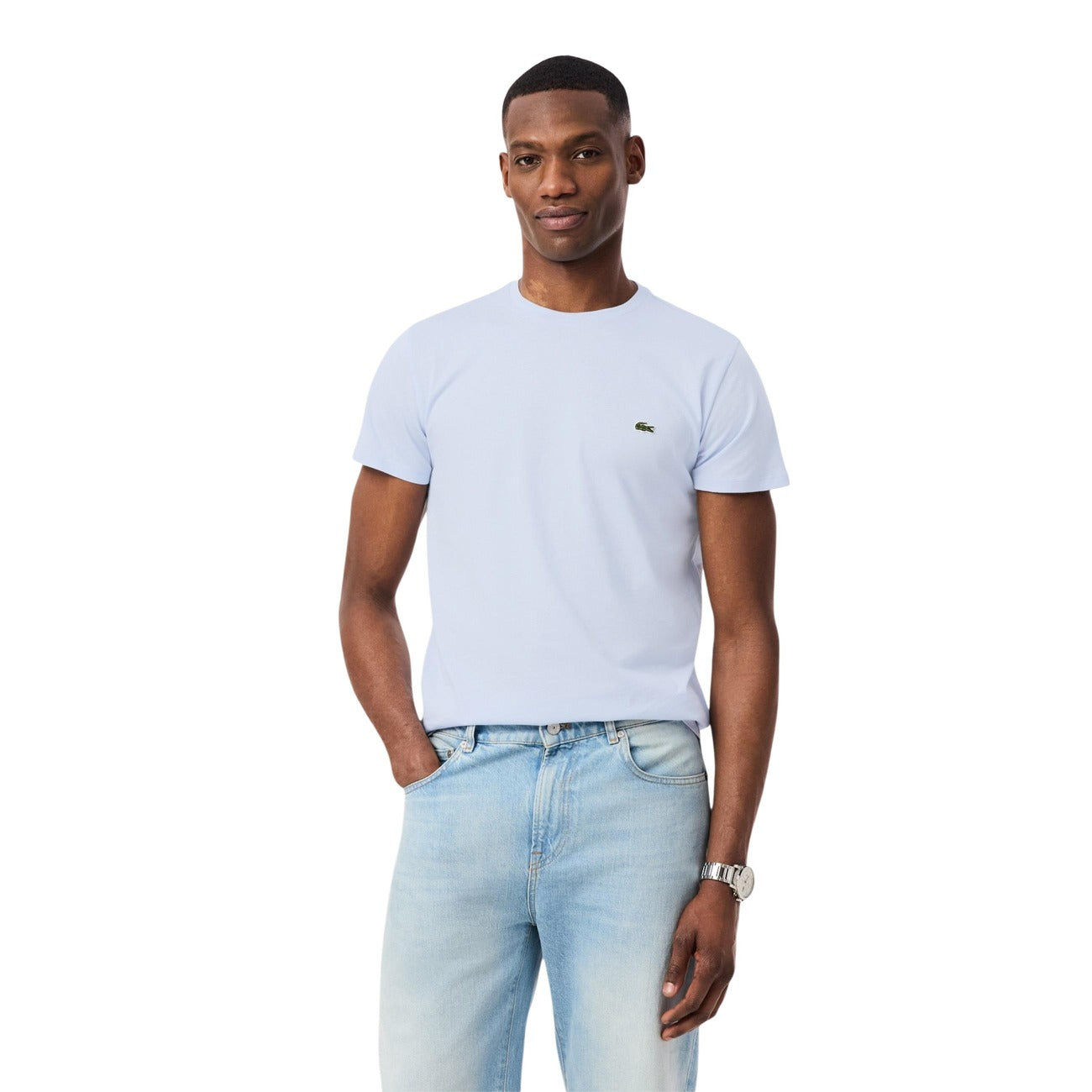 Lacoste T-Shirt Herren Hellblau