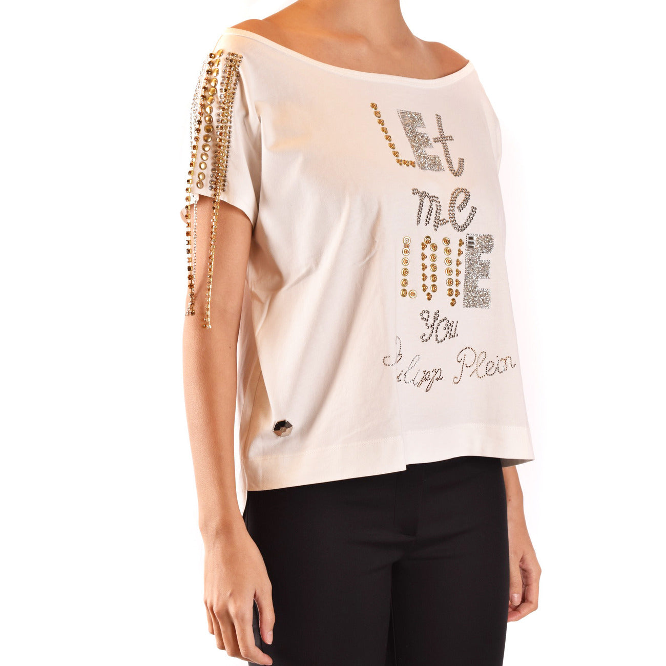Philipp Plein T-shirt Dames Wit #2430669