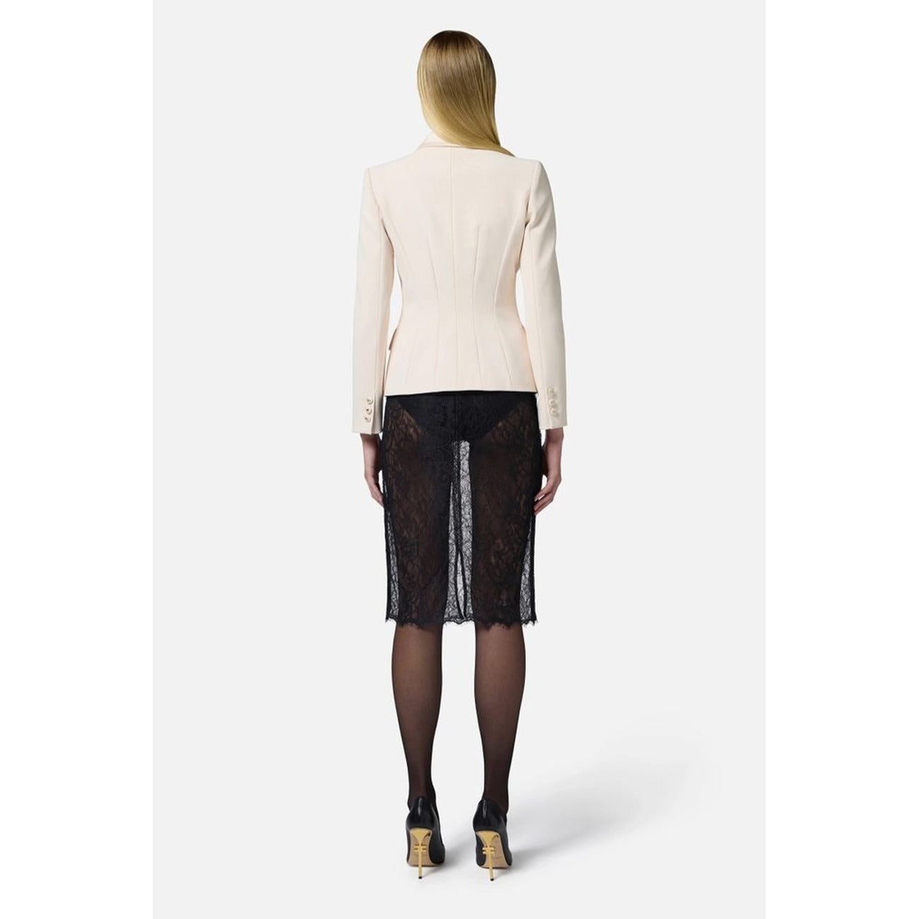Elisabetta Franchi Jack Damen Weiß